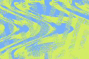 Texture image of blue and lime green ribbons
