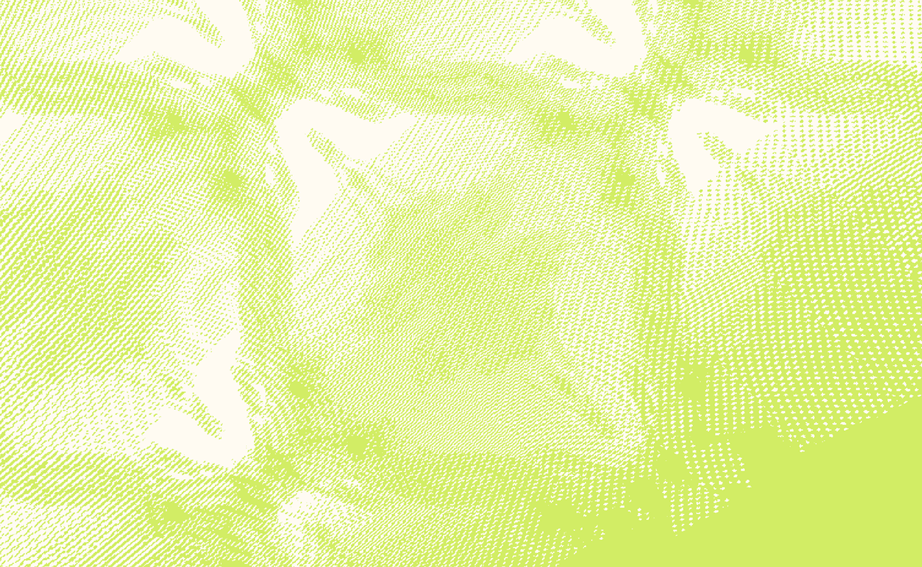 Halftone texture in lime and white