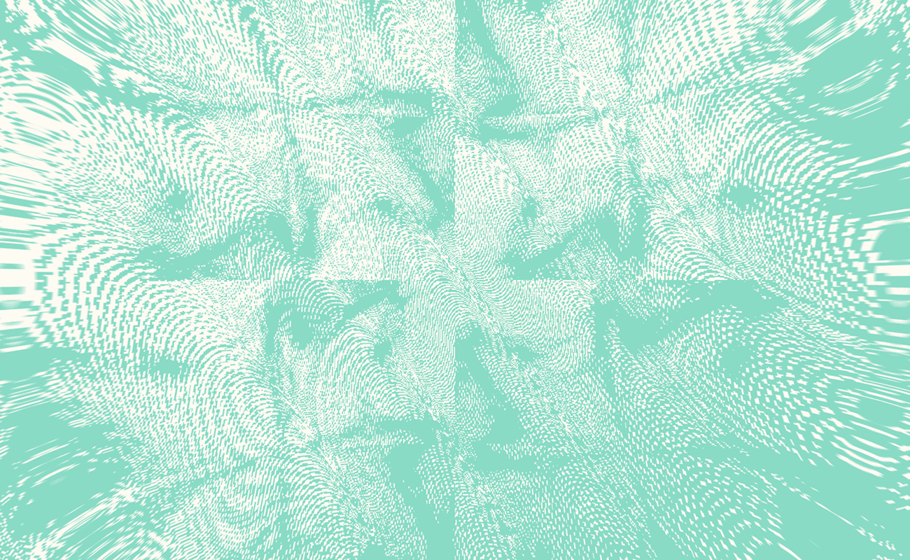 Half tone texture feating mint and lime colour